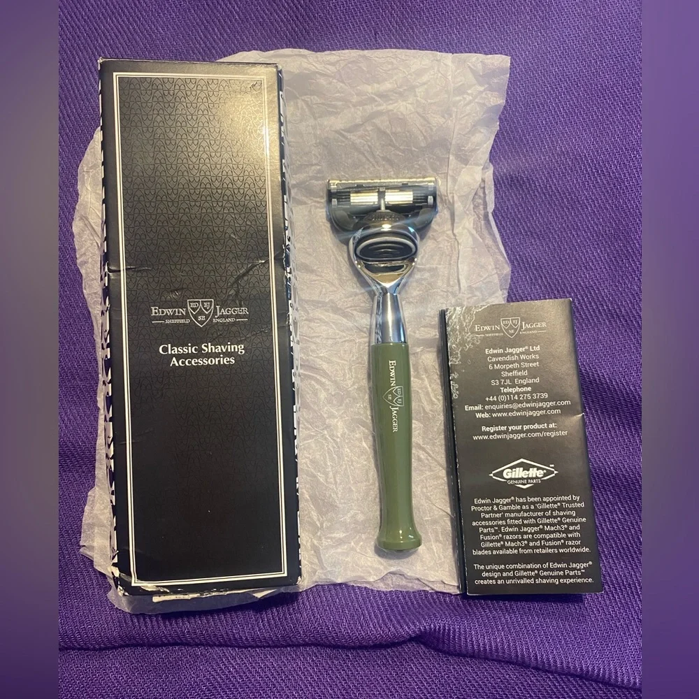 Edwin Jagger Bulbous Gillette Fusion ProGlide Razor new